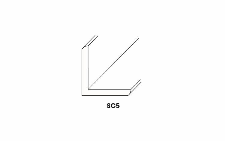 Forevermark Gramercy White SC5: Outside Corner Molding: RTA Kitchen Cabinet