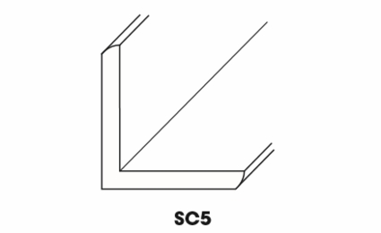 Forevermark Gramercy White SC5: Outside Corner Molding: RTA Kitchen Cabinet