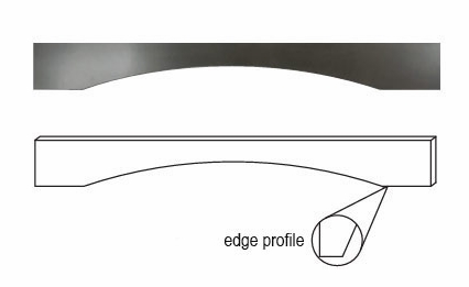 Forevermark Gramercy White VAL48S: Shaker Arch Valance: RTA Kitchen Cabinet