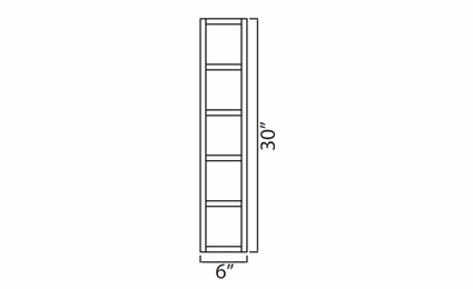 Forevermark Gramercy White WC630: Wall Cubes: RTA Kitchen Cabinet