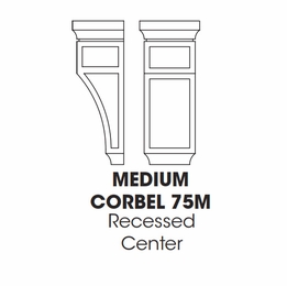 Forevermark Greystone Shaker CORBEL75M: Medium Corbel: RTA Kitchen Cabinet