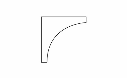 Forevermark Greystone Shaker SC4: Inside Corner Molding: RTA Kitchen Cabinet