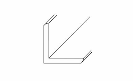 Forevermark Greystone Shaker SC5: Outside Corner Molding: RTA Kitchen Cabinet