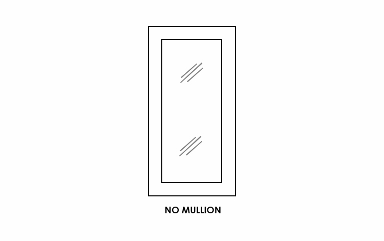 Forevermark Greystone Shaker WDC2436GD: Wall Diagonal Corner Glass Door With Clear Glass - No Mullion: RTA Kitchen Cabinet