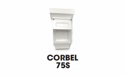 Forevermark Lait Grey Shaker CORBEL75S: Small Corbel: RTA Kitchen Cabinet