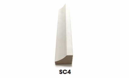 Forevermark Lait Grey Shaker SC4: Inside Corner Molding: RTA Kitchen Cabinet