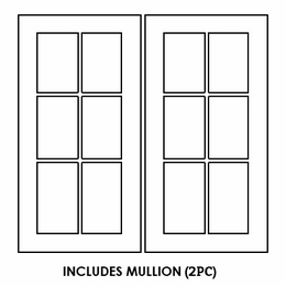 Forevermark Midtown Grey W3036BMGD: Glass Door Set With Clear Glass - Includes Mullion: RTA Kitchen Cabinet