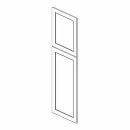 Forevermark Nova Light Grey Shaker EPWP2496D: Wall Pantry/Tall End Decorative Door: RTA Kitchen Cabinet