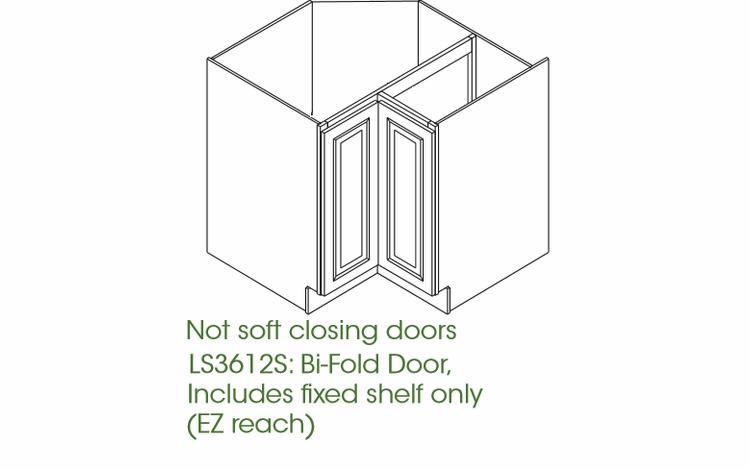 Forevermark Nova Light Grey Shaker LS3612S: EZ Reach Cabinet: RTA Kitchen Cabinet
