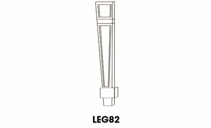 Forevermark Pepper Shaker LEG82: Decor Full Leg: RTA Kitchen Cabinet