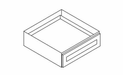 Forevermark Pepper Shaker SVDU3021: Desk Drawer: RTA Kitchen Cabinet