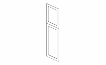 Forevermark Petit Blue EPWP2496D: Wall Pantry/Tall End Decorative Door: RTA Kitchen Cabinets