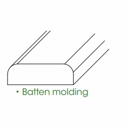 Forevermark Petit Blue SC8: Batten Molding: RTA Kitchen Cabinet