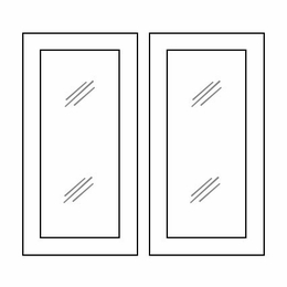 Forevermark Petit Blue W3312BGD: Glass Door Set - No Mullion: RTA Kitchen Cabinet