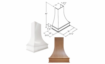 Forevermark Petit Sand EWH36: Range Hood: RTA Kitchen Cabinet