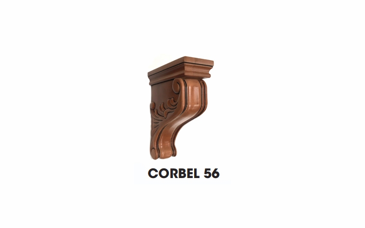 Forevermark Petit White CORBEL56: Small Corbel: RTA Kitchen Cabinet