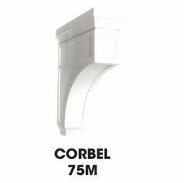 Forevermark Petit White CORBEL75M: Medium Corbel: RTA Kitchen Cabinet