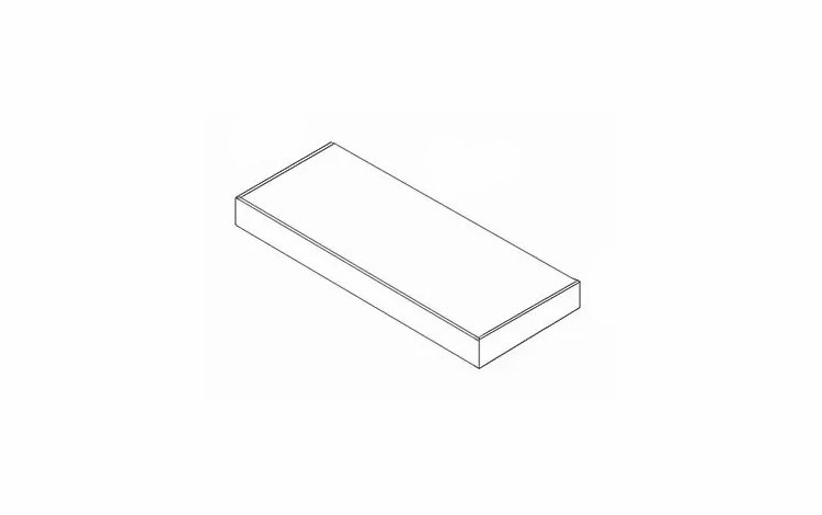 Forevermark Petit White FLS42-WHITE: Floating Shelf: RTA Kitchen Cabinets