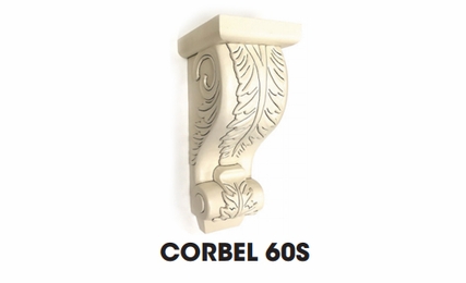 Forevermark Rio Vista White Shaker CORBEL60S: Small Corbel: RTA Kitchen Cabinet