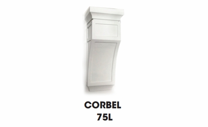 Forevermark Rio Vista White Shaker CORBEL75l: Large Corbel: RTA Kitchen Cabinet