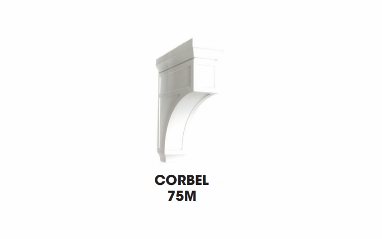 Forevermark Rio Vista White Shaker CORBEL75M: Medium Corbel: RTA Kitchen Cabinet