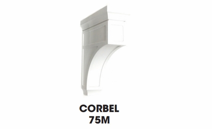 Forevermark Rio Vista White Shaker CORBEL75M: Medium Corbel: RTA Kitchen Cabinet