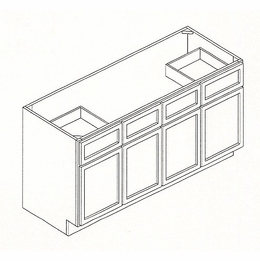 Forevermark Signature Pearl S4821B12D: Bathroom Vanity: RTA Kitchen Cabinet