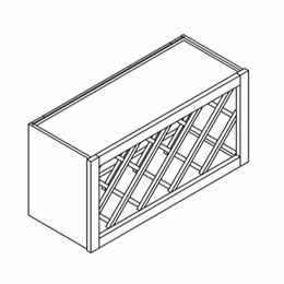 Forevermark Signature Pearl W3018WR: Wine Rack Cabinet: RTA Kitchen Cabinet