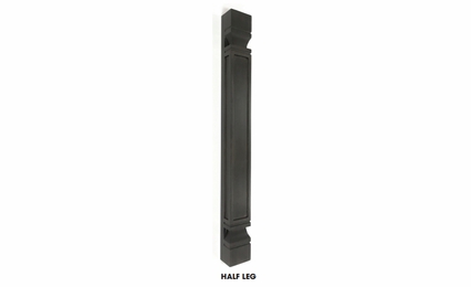 Forevermark Townsquare Grey POLE75-W342: Decor Leg: RTA Kitchen Cabinet