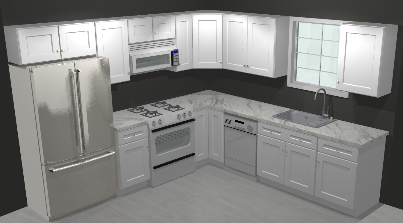 Forevermark Uptown White 10x10 Kitchen