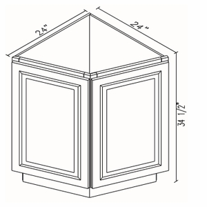 Angle Base End Cabinets schemantics image
