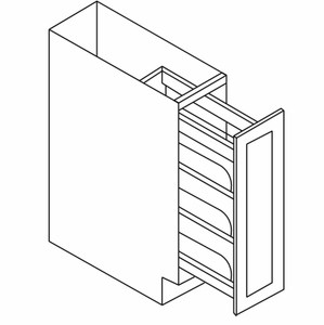 Base Pull Out - Spice Rack schemantics image
