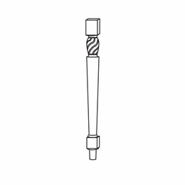 Forevermark Uptown White LEG81: Decor Full Leg: RTA Kitchen Cabinet