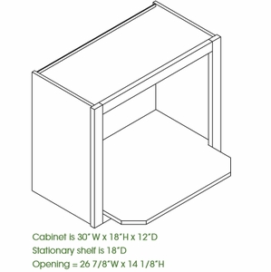 Microwave Oven Cabinet schemantics image