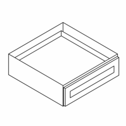 Forevermark Uptown White SVDU3021: Desk Drawer: RTA Kitchen Cabinet