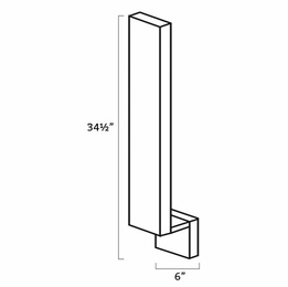 Forevermark Woodland Brown Shaker BF6: Base Filler: RTA Kitchen Cabinet