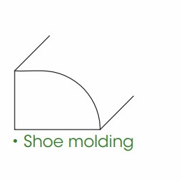 Forevermark Woodland Brown Shaker SC6: Shoe Molding: RTA Kitchen Cabinet