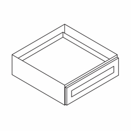 Forevermark Xterra Blue Shaker SVDU3021: Desk Drawer: RTA Kitchen Cabinet