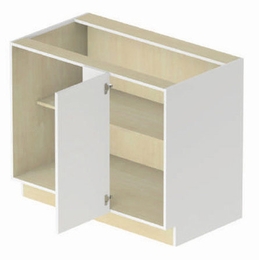 Fresno BCB42-L: Base Blind Corner Cabinet - Left Hinge Door: Assembled Kitchen Cabinets