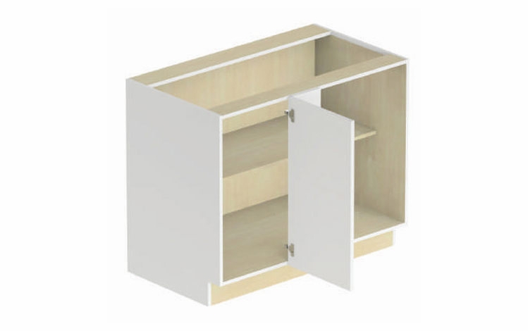 Fresno BCB45-R: Base Blind Corner Cabinet- Right Hinge Door: Assembled Kitchen Cabinets