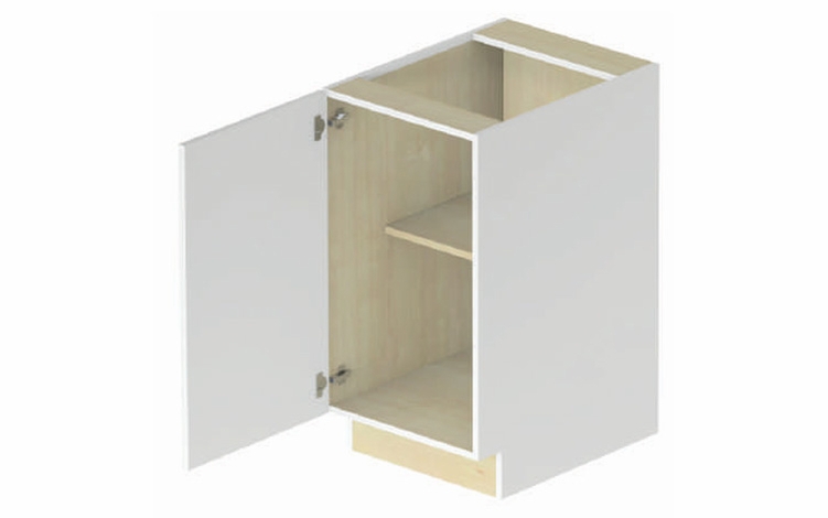 Fresno FHB18: 1 Full Height Door Base Cabinet: Assembled Kitchen Cabinets
