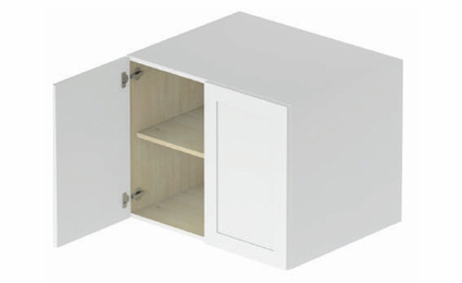 Fresno RW302424: Refrigerator Wall Cabinet: Assembled Kitchen Cabinets