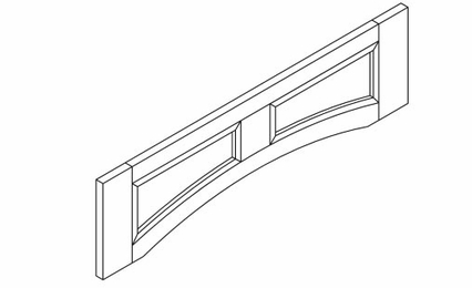 gramercy-white Arched Valances