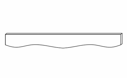 gramercy-white Sculptured Valances