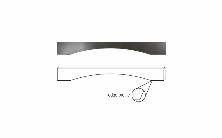 Greystone Shaker VAL48S: Shaker Arch Valance: RTA Kitchen Cabinet