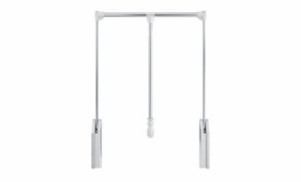Habor Mocha 1523SC-PC: Soft-close Wardrobe Lift - Chrome: RTA Kitchen Cabinet