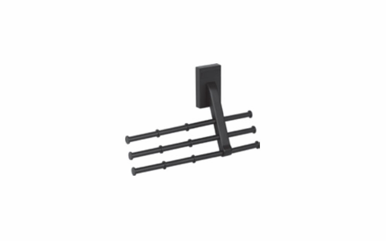 Habor Mocha 356T-SN: Tri-Level Tie Hanger - Satin Nickel: RTA Kitchen Cabinet