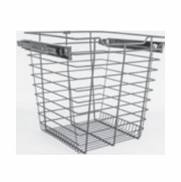 Habor Mocha POB1-141717CH: Pullout Basket - Chrome: RTA Kitchen Cabinet