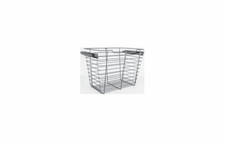 Habor Mocha POB1-161717CH: Pullout Basket - Chrome: RTA Kitchen Cabinet
