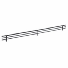 Habor Mocha SF23-MB: 23" Shoe Fence - Matte Black: RTA Kitchen Cabinet